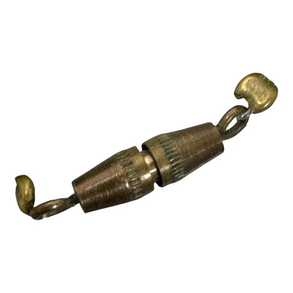 Vintage Peridot Chip Bead Necklace Green Gemstone With Brass Clasp 17" Long - Picture 3 of 8